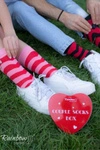 Skarpety COUPLE BOX 2 Pary Pudełko Serce Rainbow Socks