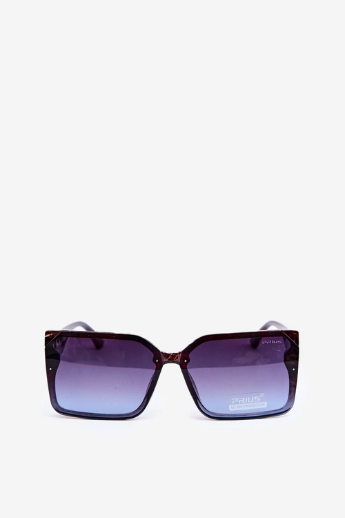 Kwadratowe Okulary Przeciwsłoneczne Damskie UV400 Czarne