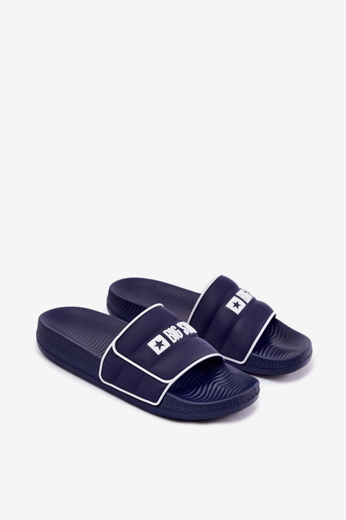 Męskie Klapki Big Star RR174A045 Granatowe