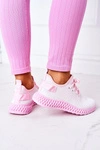 Damskie Sportowe Buty Slip-on Jasnoróżowe Run Away