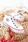 Dziecięce Wysokie Trampki BIG STAR II374004 Białe