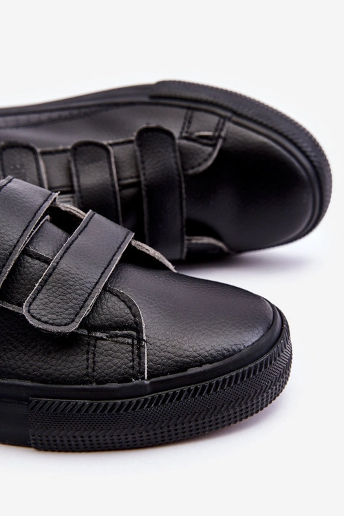 Męskie Tenisówki Na Rzepy Big Star LL174633 Czarne