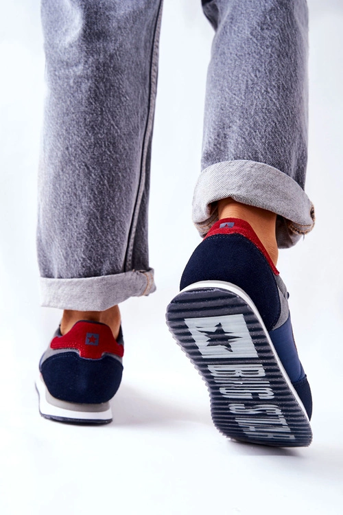 Sportowe Buty Big Star GG274A055 Granatowo-Czerwone