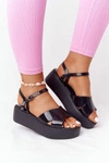 Pachnące Gumowe Sandaly Eco Friendly ZAXY HH285132 Czarne
