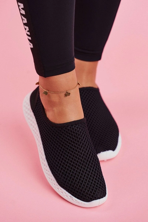 Damskie Sportowe Obuwie Wsuwane Czarne Gestacio