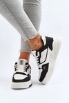 Damskie Sneakersy Big Star NN274669 Biało-Czarne