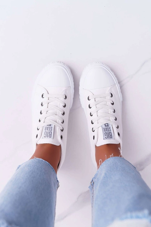 Damskie Trampki Big Star Białe EE274248