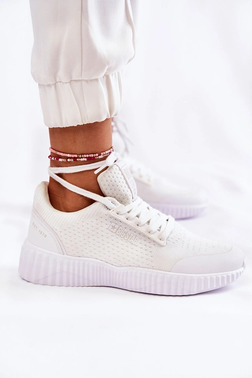 Damskie Sneakersy Big Star KK274062 Białe