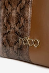 Torebka Shopperka Zwierzęcy Wzór NOBO BAG5740-M17 Brązowa