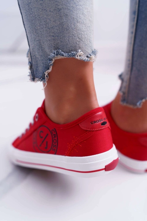 Damskie Trampki Cross Jeans Czerwone DD2R4072