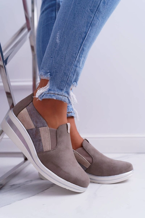 Damskie Półbuty Wsuwane Sergio Leone PB231 Coffe Sparten