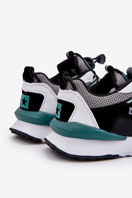 Dziecięce Buty Sportowe Memory Foam System Big Star LL374217 Czarno-Szare