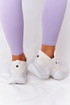 Damskie Sneakersy Na Masywnej Podeszwie Białe Bubbly