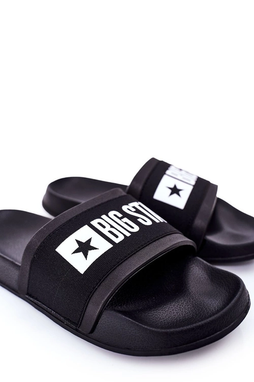 Męskie Klapki Big Star HH174831 Czarne