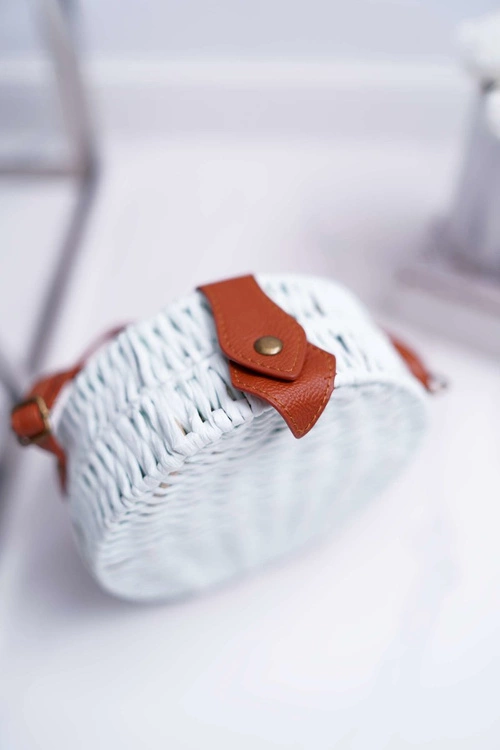 Torebka Pleciona Kuferek Sznurkowy Veeza Miętowa