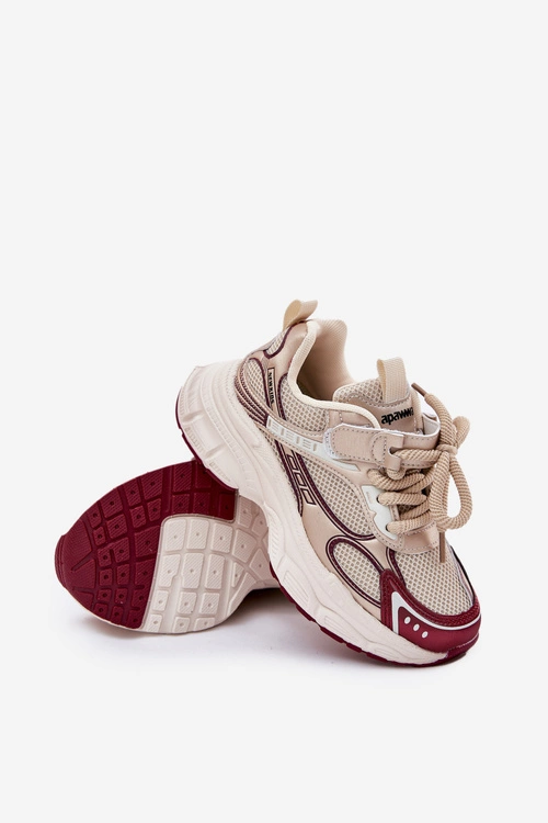 Sneakersy Dziecięce Na Grubej Podeszwie Złote Xairana