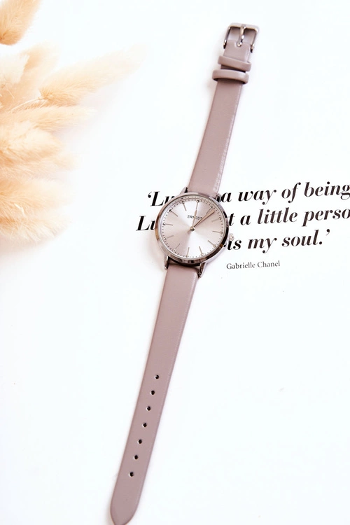 Damski Zegarek Analogowy Bez Niklu Ernest Szary