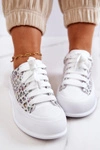 Damskie Trampki Na Platformie GOE JJ2N4075 Białe