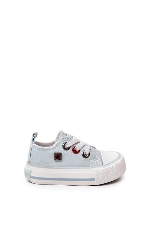 Dziecięce Klasyczne Niskie Trampki BIG STAR HH374198 Niebieskie