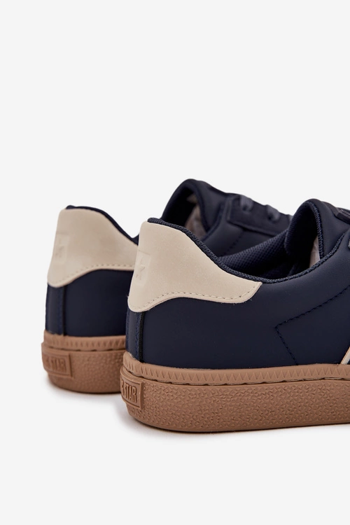 Niskie Sneakersy Męskie Big Star SS174079 Granatowe