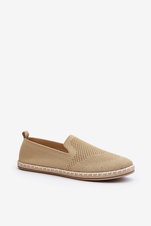 Wsuwane Damskie Espadryle Beżowe Harmonie