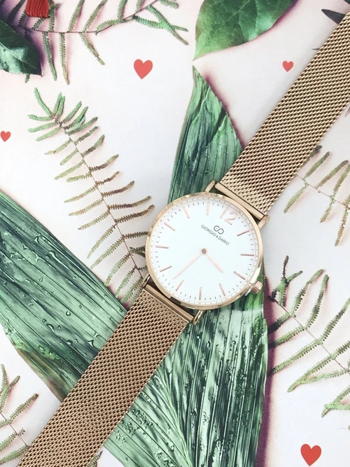 Damski Zegarek Giorgio & Dario Rene Różowe Złoto