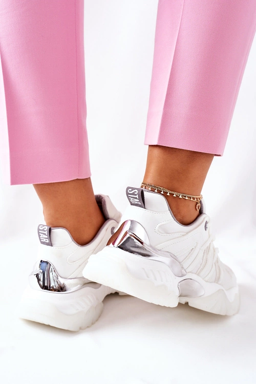 Damskie Sportowe Buty Memory Foam Big Star II274088 Białe