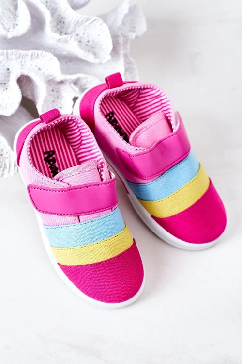 Dziecięce Tenisówki Na Rzep Fuksja Marta