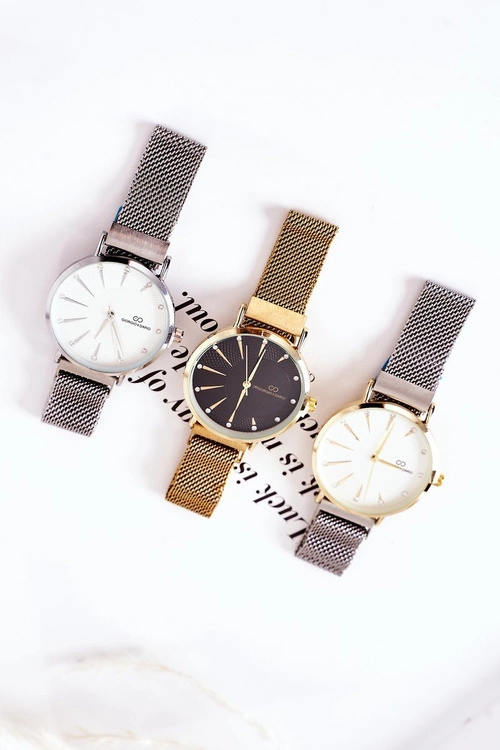 Zegarek Na Bransolecie Mesh Giorgio&Dario Srebrno-Złoty