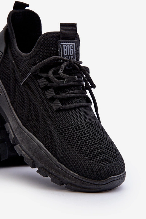 Sneakersy Męskie HI-POLY SYSTEM Big Star NN174467 Czarne