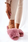 Papcie Damskie Z Futerkiem Różowe Trusted