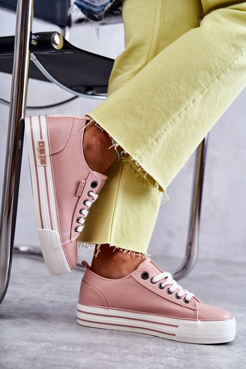 Niskie Damskie Trampki Big Star KK274016 Różowe