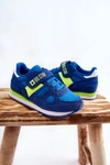Dziecięce Buty Sportowe Big Star KK374007 Niebieskie