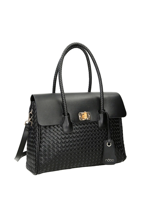 Duża Torebka Na Ramię Nobo M0870-C020 Czarna