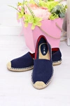 Damskie Granatowe Espadryle Slip On Lupita
