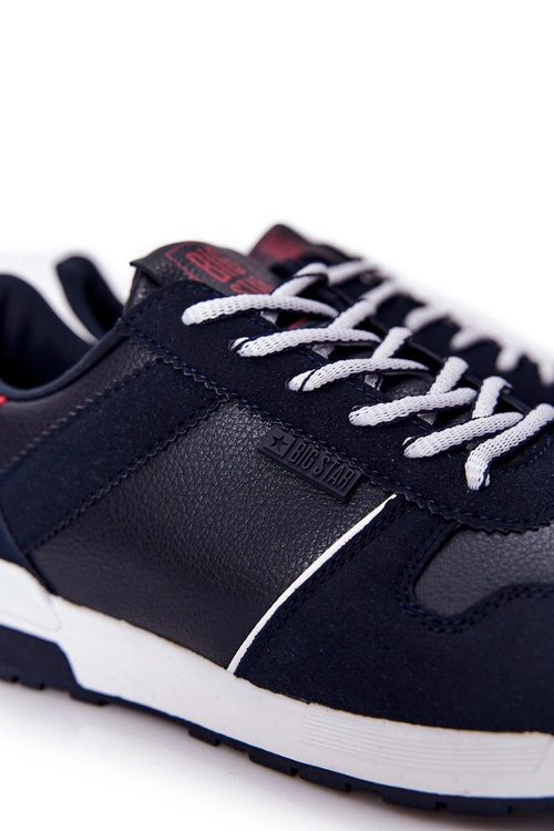 Sportowe Męskie Buty Memory Foam Big Star II174083 Granatowe