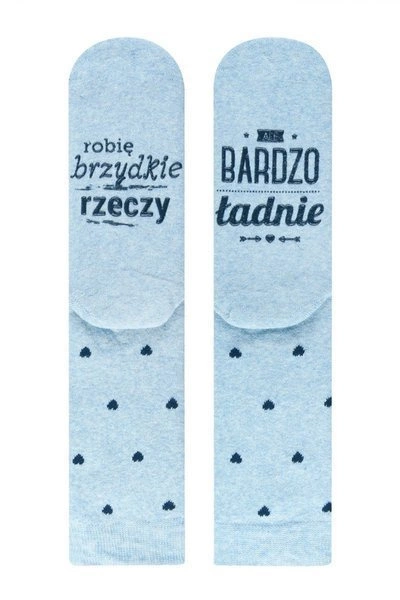 Damskie Skarpetki SOXO "Robię brzydkie rzeczy, ale bardzo ładnie"