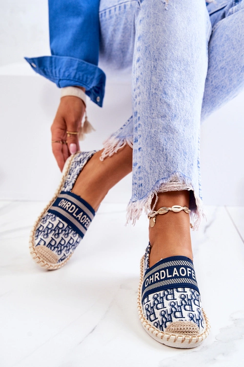 Klasyczne Espadryle Niebieskie Warm Time
