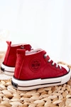 Dziecięce Wysokie Trampki BIG STAR II374005 Czerwone