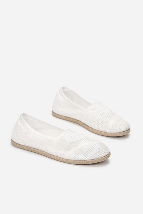 Damskie Espadryle Białe Arianna