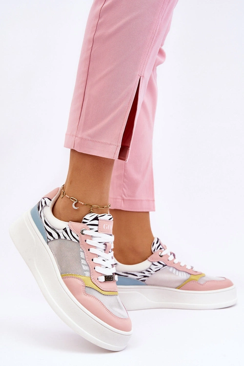 Damskie Wygodne Buty Sportowe GOE LL2N4053 Multikolor