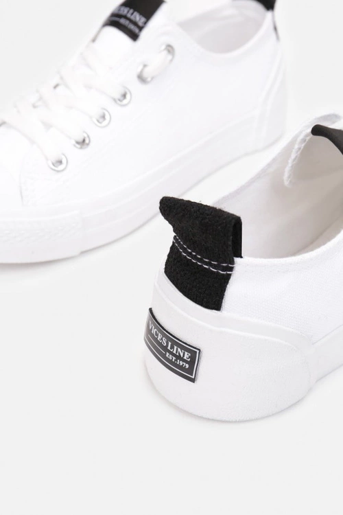 Damskie Klasyczne Trampki Białe My Promise