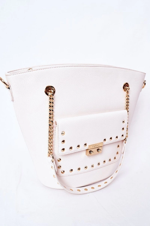 Torebka Shopper Na Ramię NOBO K4080 Biała