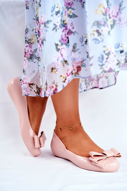 Damskie Baleriny Pachnące Gumowe ZAXY Jasno Różowe FF285058