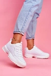 Damskie Sportowe Obuwie Sneakersy Big Star Białe FF274681