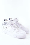 Dziecięce Sportowe Buty BIG STAR II374034 Biało-Granatowe