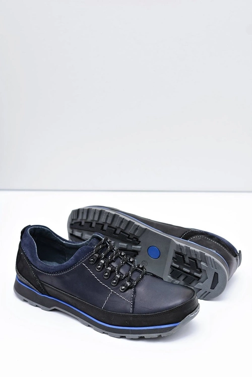 Półbuty Męskie Granatowe Outdoor Ivar