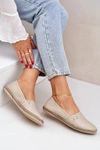 Eleganckie Skórzane Espadryle Damskie Zazoo 10177 Beżowe