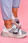Obuwie Sportowe Sneakersy Damskie Skórzane Maciejka 04448-03
