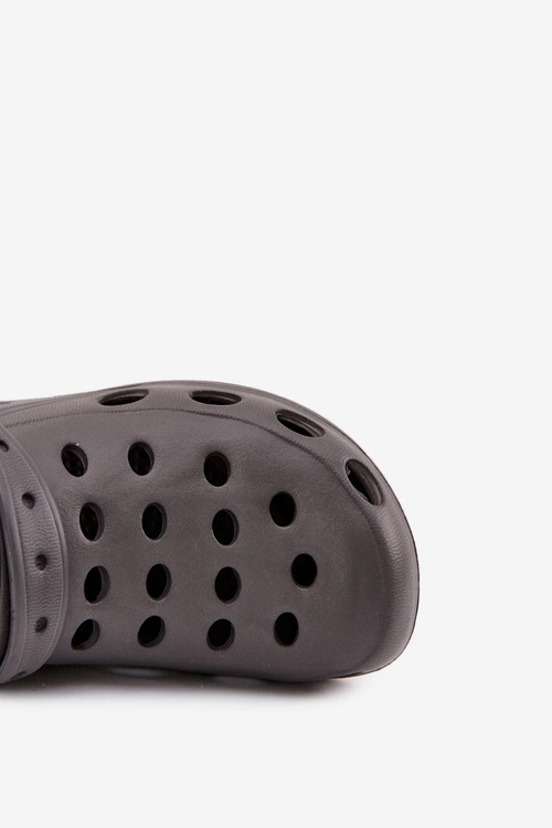 Męskie Klapki Sandały Ogrodowe Basen Szare